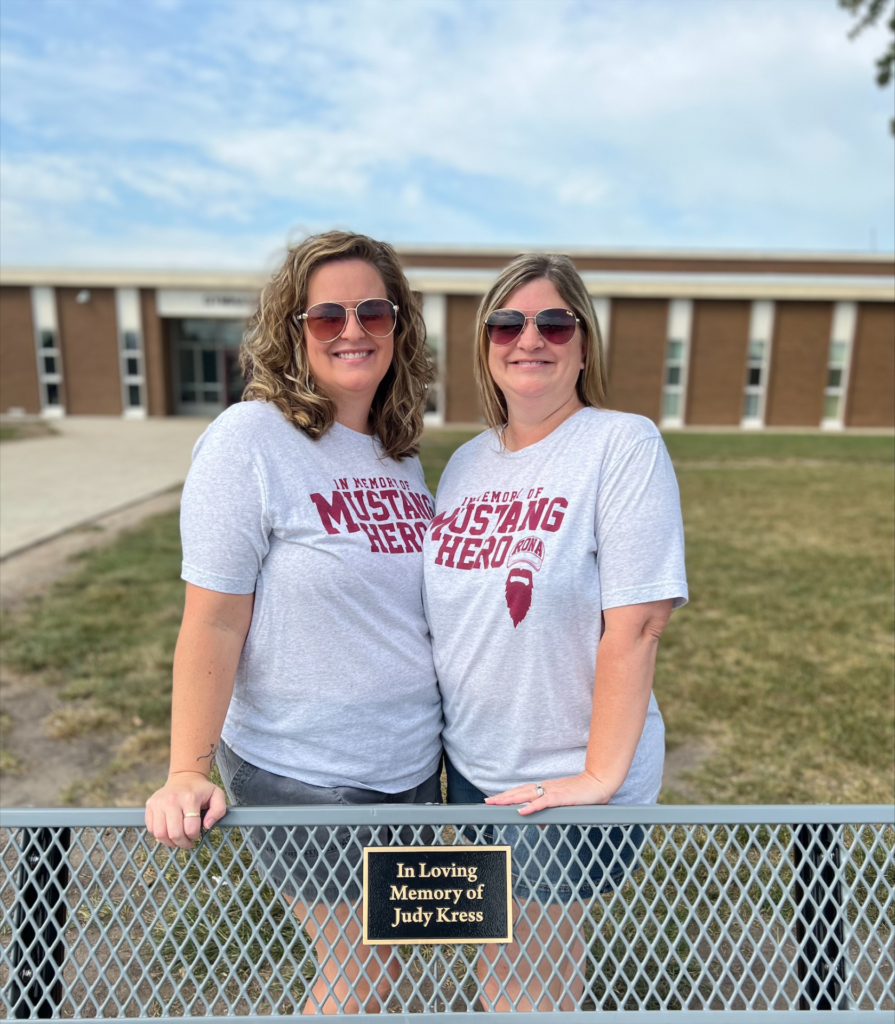 Judy Kress Recognized with Memorial Bench Mustang Foundation, Inc.